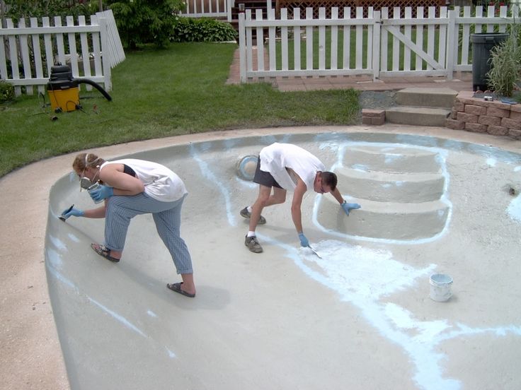 pool repair workers